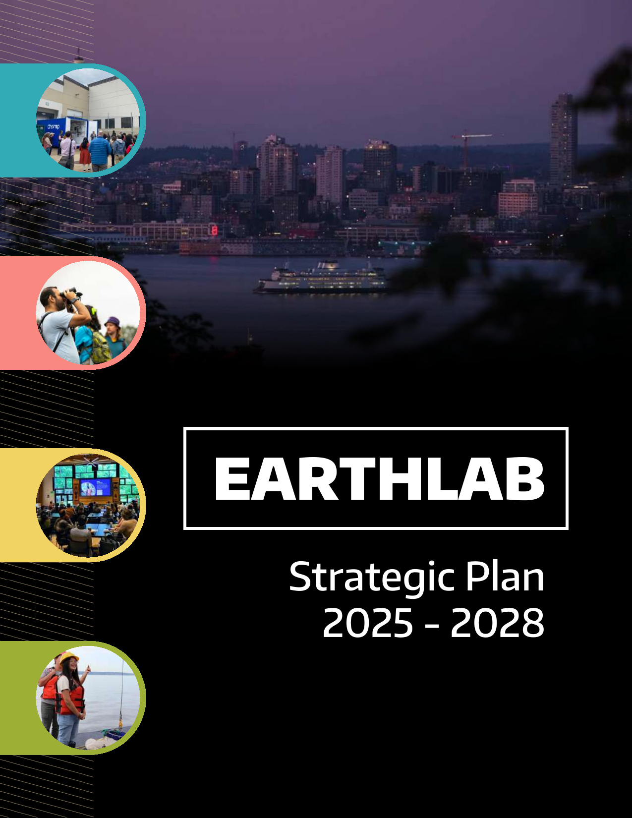 EarthLab Strategic Plan 2025–2028 cover